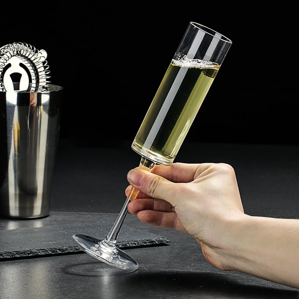 Elsjoy conjunto de 8 copas ideales para bodas, brunch y fiestas.