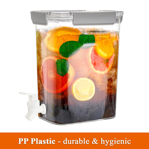 Perfecto para té helado, limonada o café frío en reuniones.
