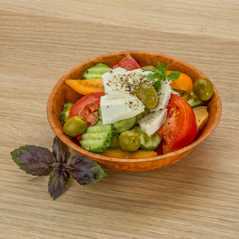 Elsjoy set de 8 tazones para ensalada y fruta con diseño trenzado
