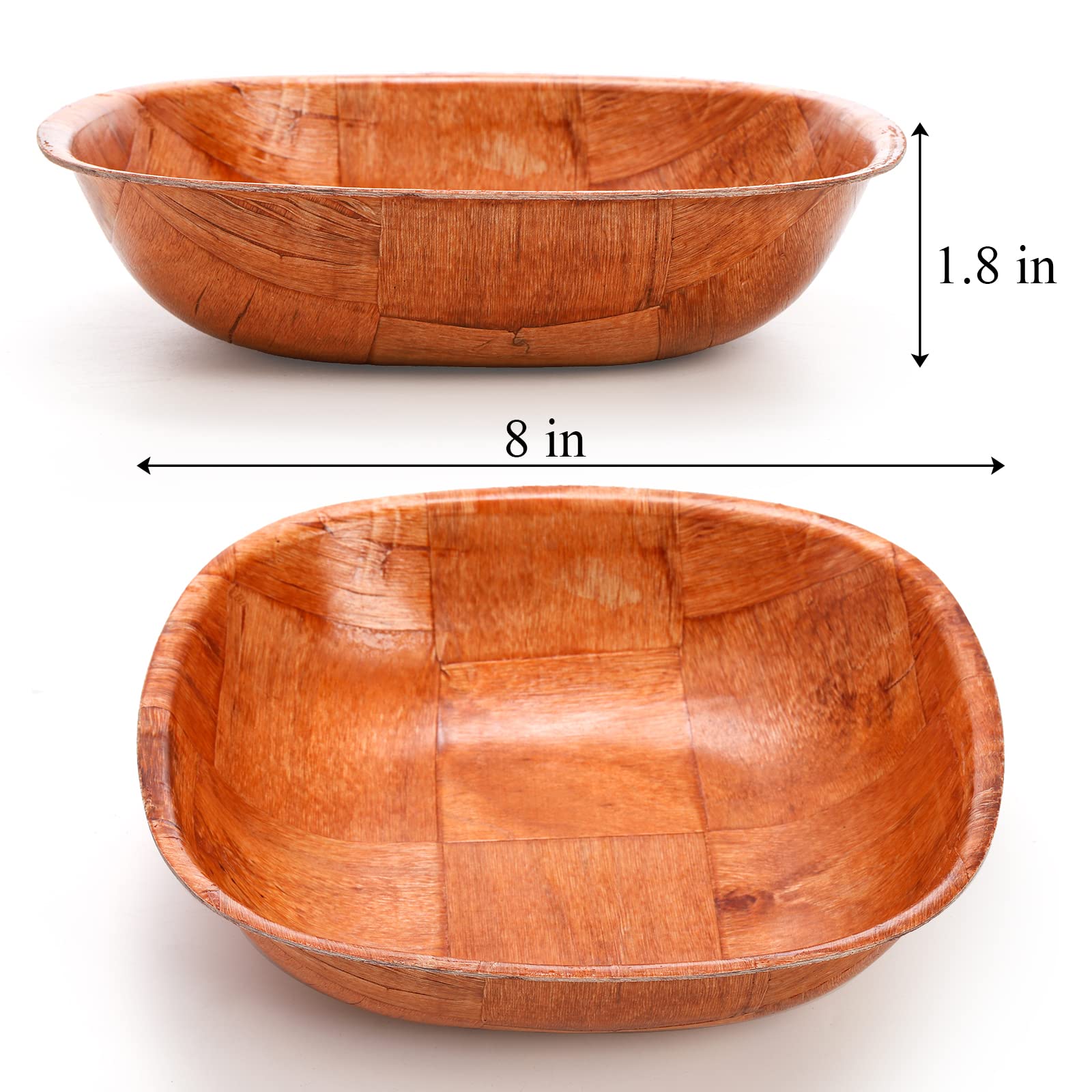 Elsjoy superficie tejida de madera, añade elegancia natural a la mesa.