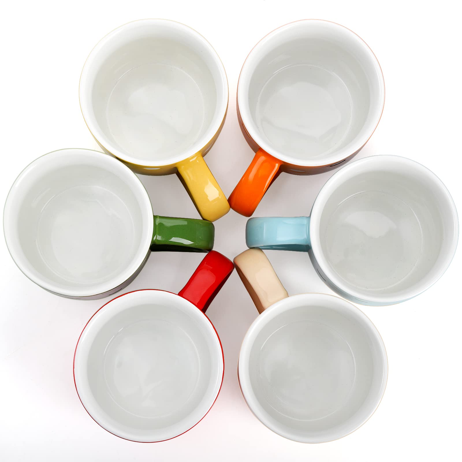 Taza Elsjoy lunares rojo para desayuno rápido