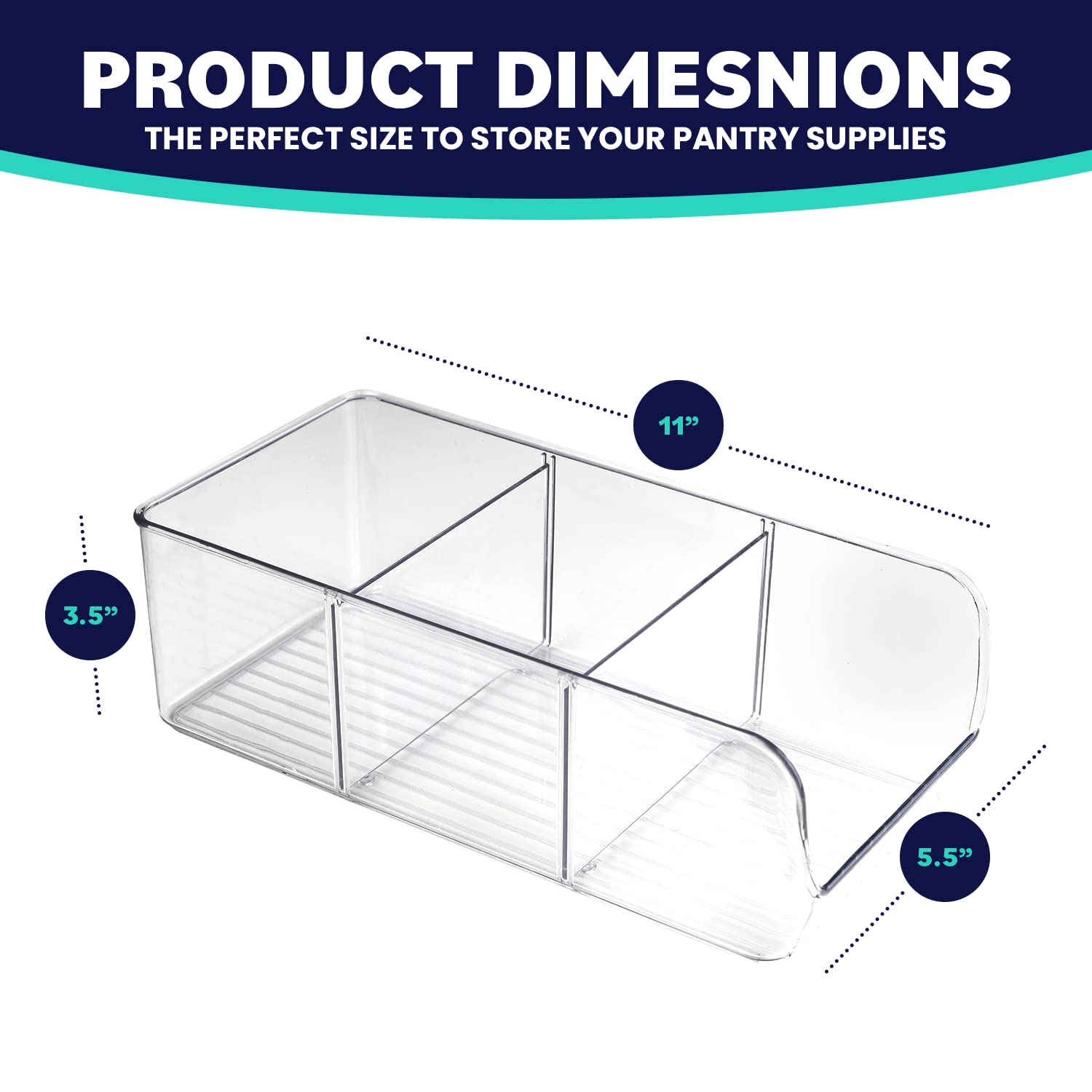 ELTOW organizador de alacena para condimentos y paquetes ordenados.