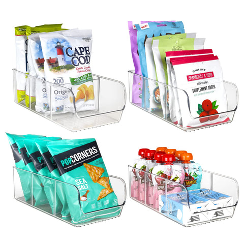 ELTOW organizador de snacks con frente abierto para acceso rápido.