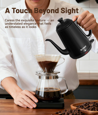 ELTRIKO hervidor apagado automático ofrece tranquilidad en cocina.