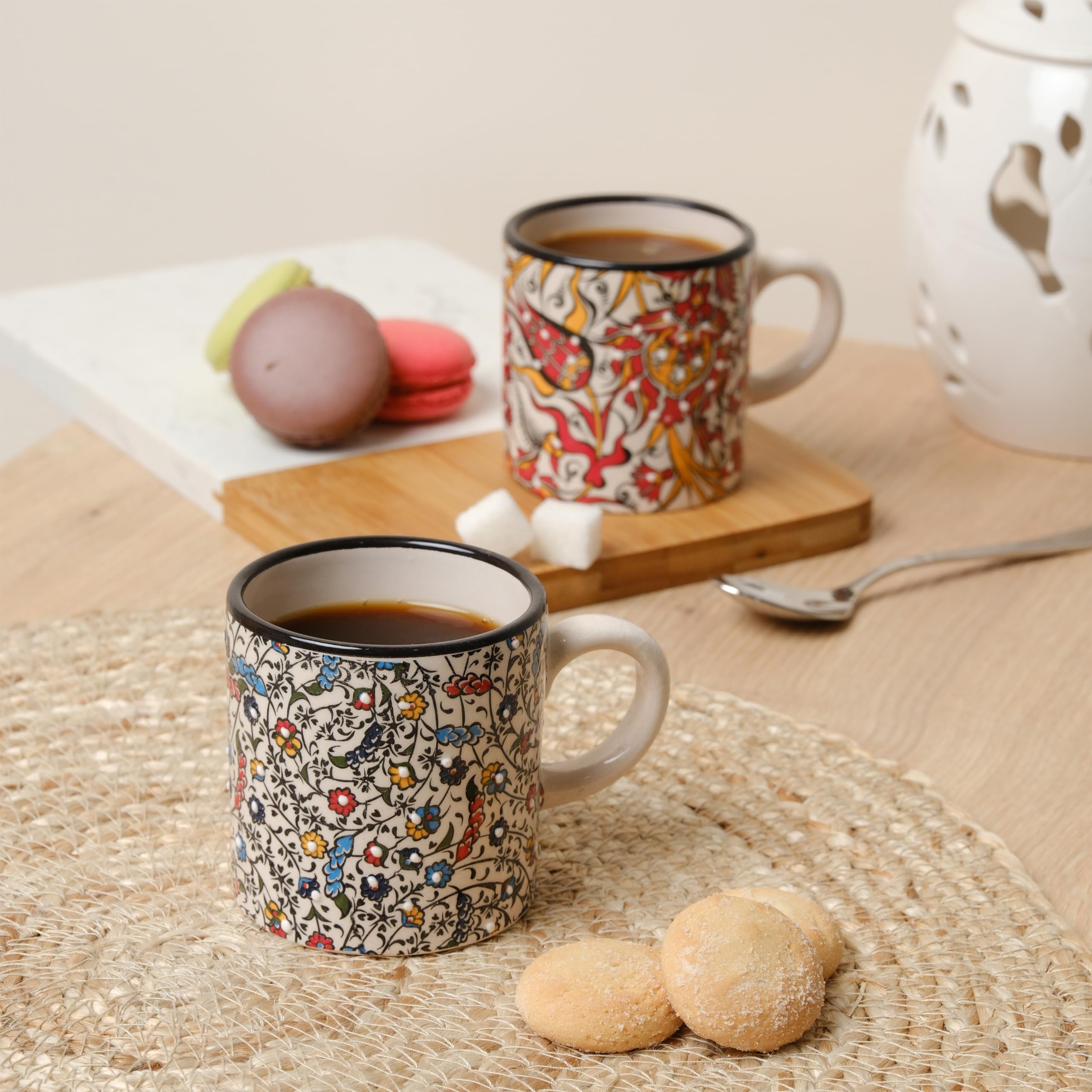Presentación en caja regalo, ideal para regalo de tazas de café.