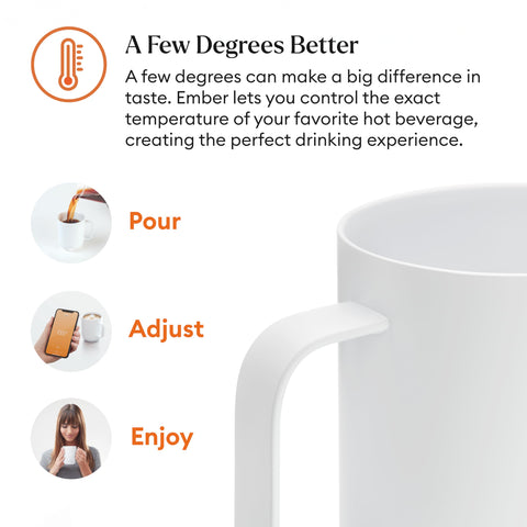 Ember Mug 2 acabado antiarañazos para uso diario