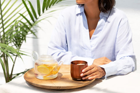 Taza Ember con batería de larga duración de 90 minutos.