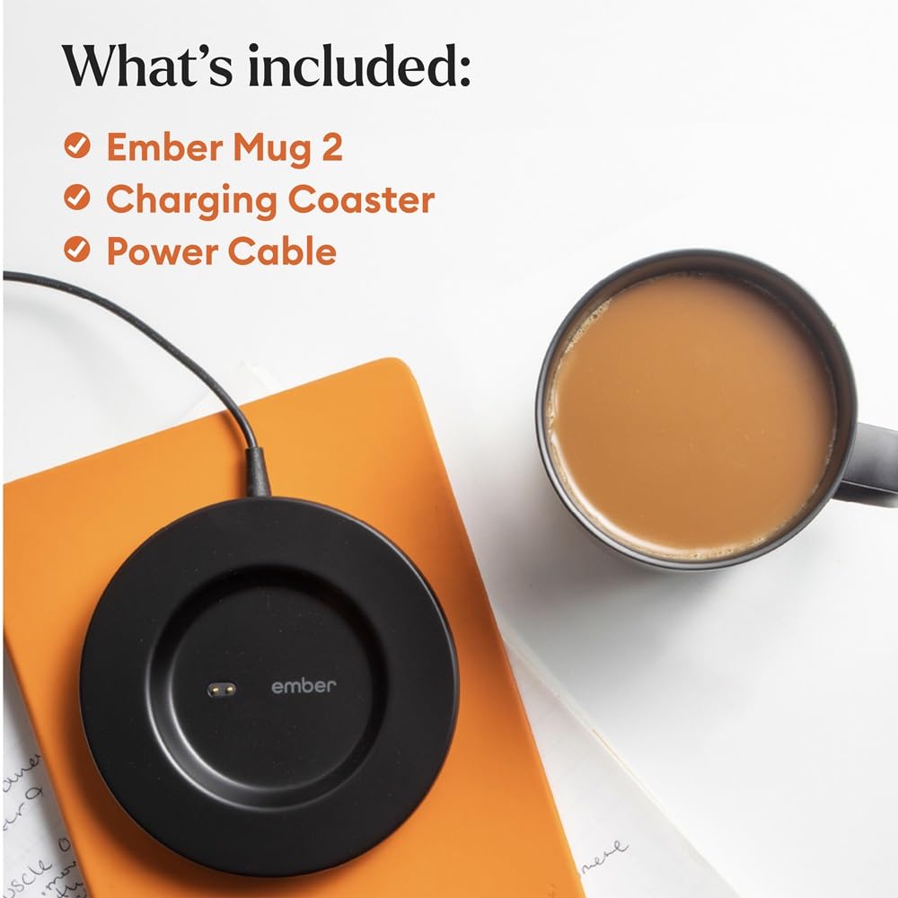 Ember Taza con recubrimiento resistente y lavado a mano.