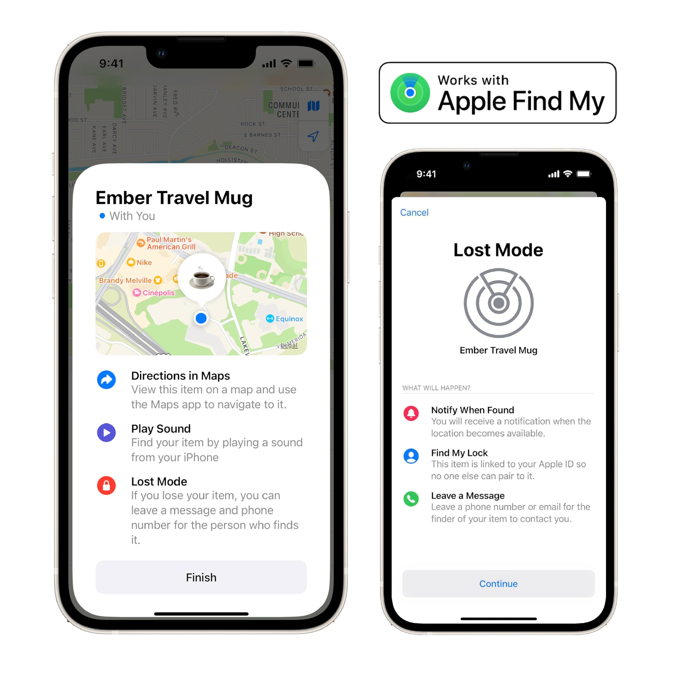 Ember Travel Mug 2+ localizable con Find My de Apple