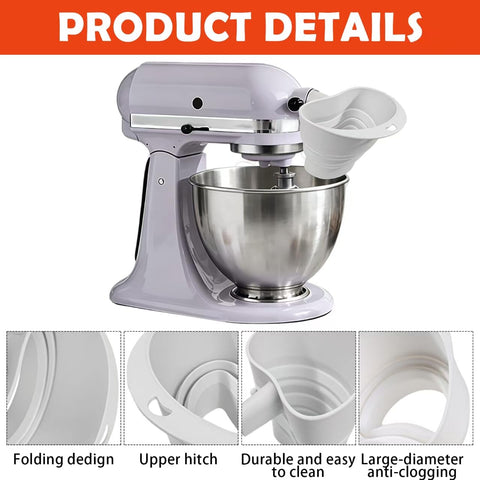 Base antideslizante del embudo para KitchenAid