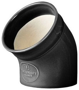 Emile Henry Salt Pig de color carbón con esmalte resistente para uso diario.