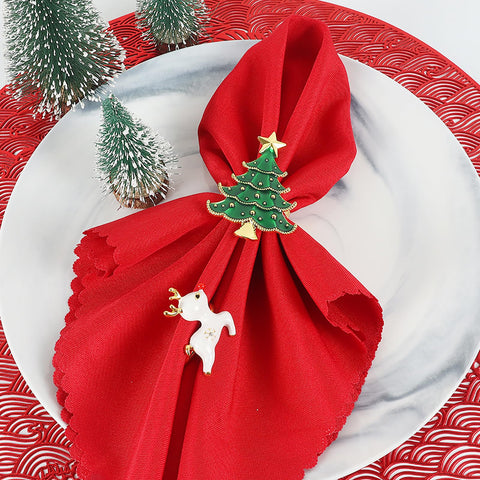 Emivery anillos navidad uso formal informal: decoran cualquier mesa.