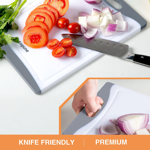 Empune juego de tablas en varias tallas para diferentes alimentos.