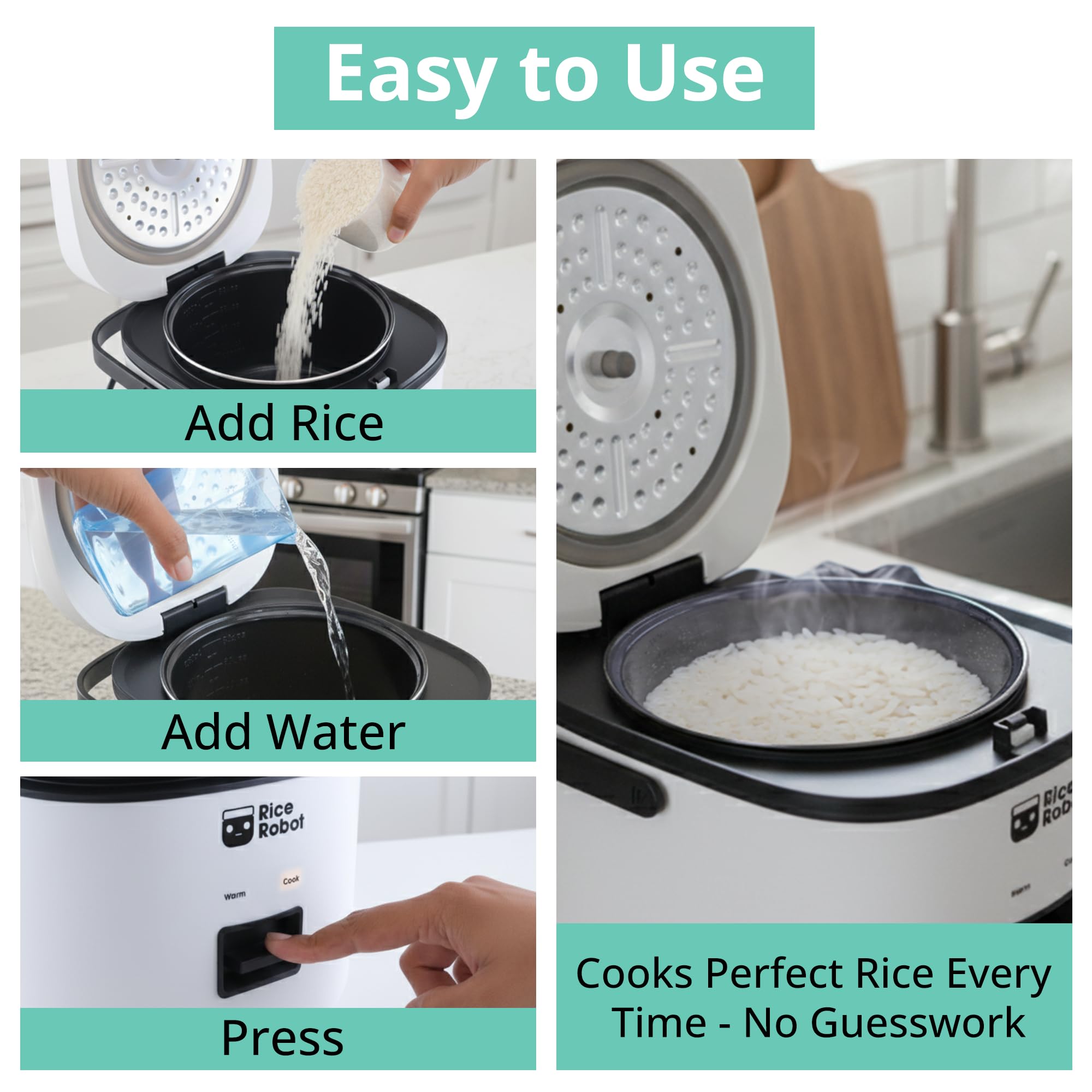 Libro de recetas EMSON con 60 ideas para comidas de arroz