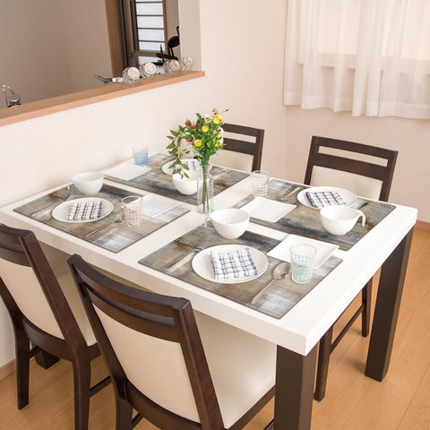 Emvency individuales realzan la mesa en fiestas y comidas familiares.