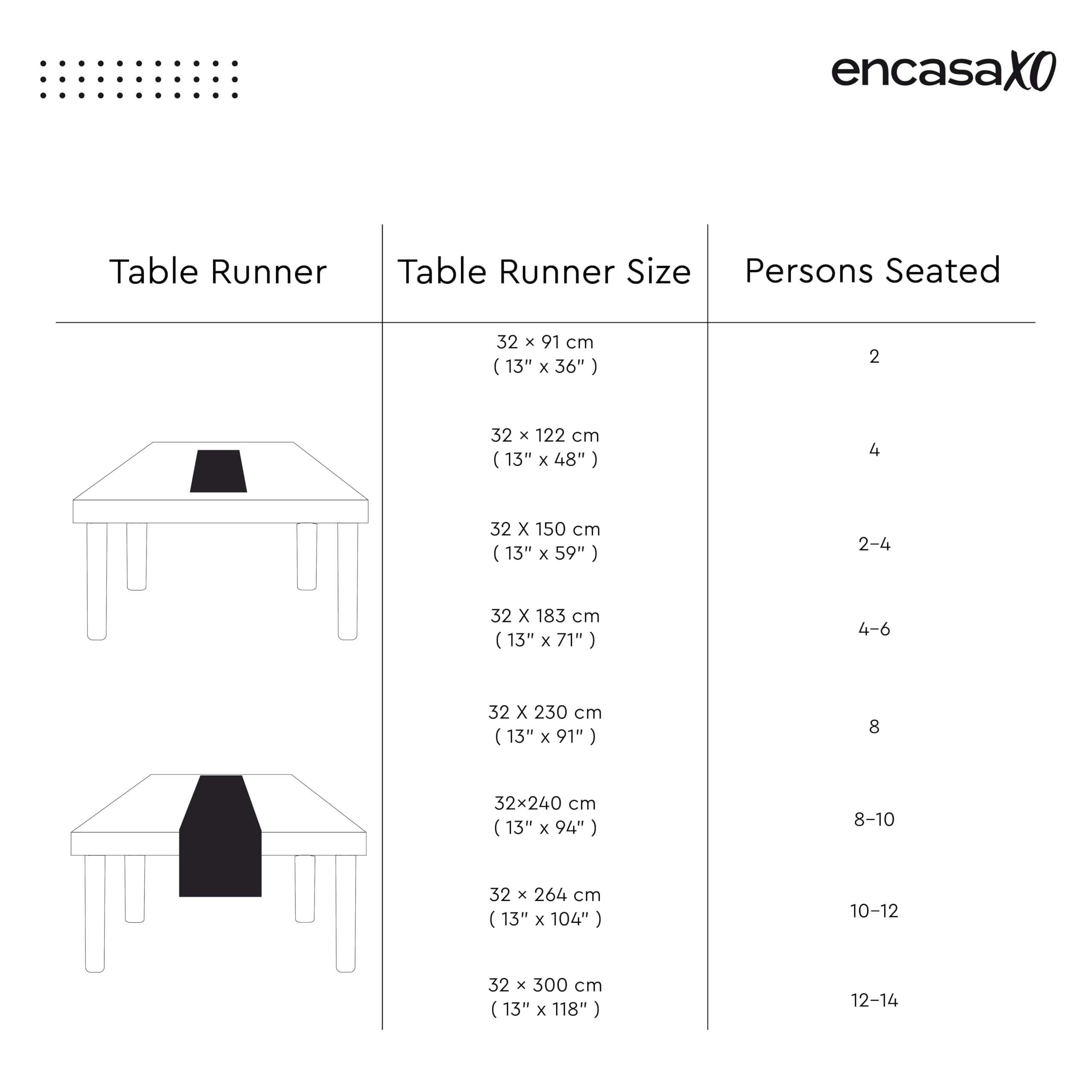 Encasa XO juego a juego para una mesa armoniosa.