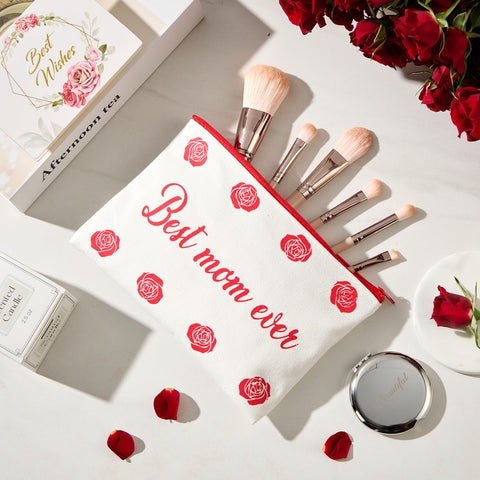Encausto rose spoon highlights floral accents in the gift set