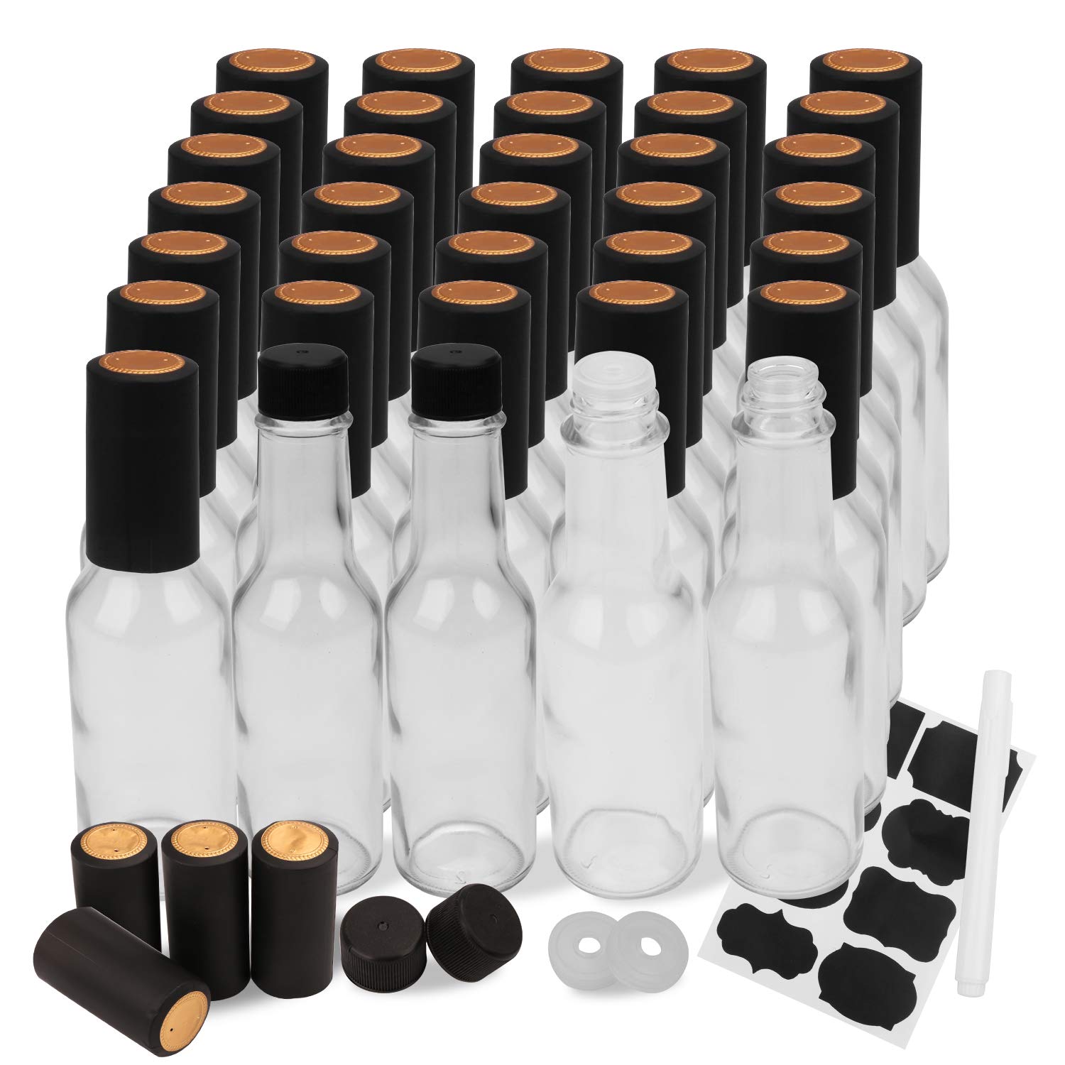 Encheng botellas salsa 150ml con tapa rosca para almacenamiento seguro y sin derrames.