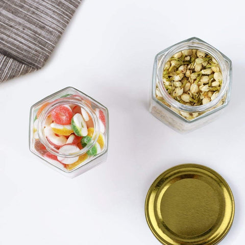 Encheng envases de vidrio 4oz para regalos hechos en casa.