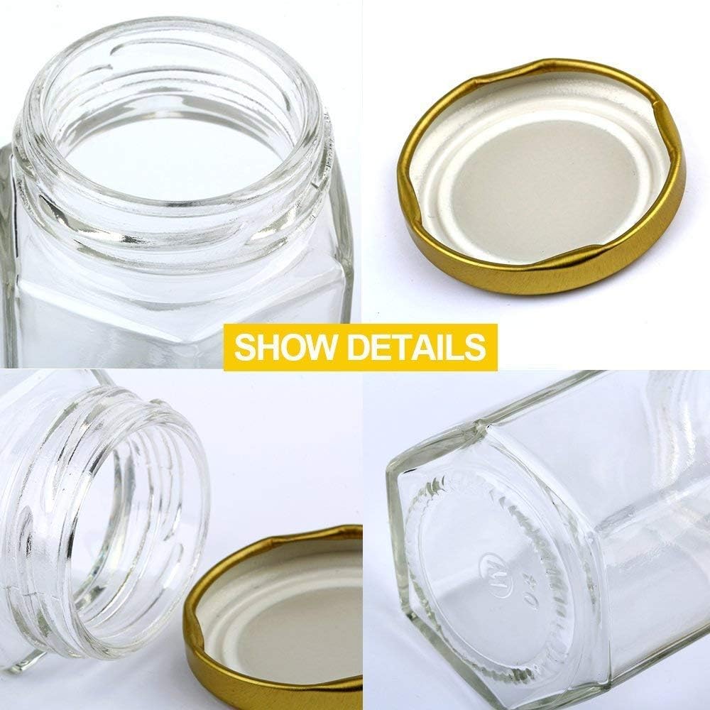 Encheng tarros de cristal para almacenamiento multiuso en cocina y despensa.