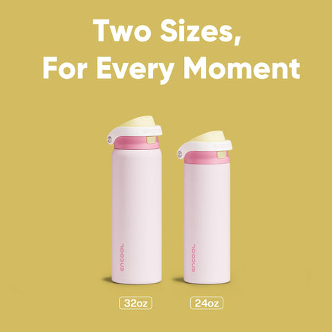 ENCOOL botella rosa mantequilla 32 onzas, color suave para uso diario