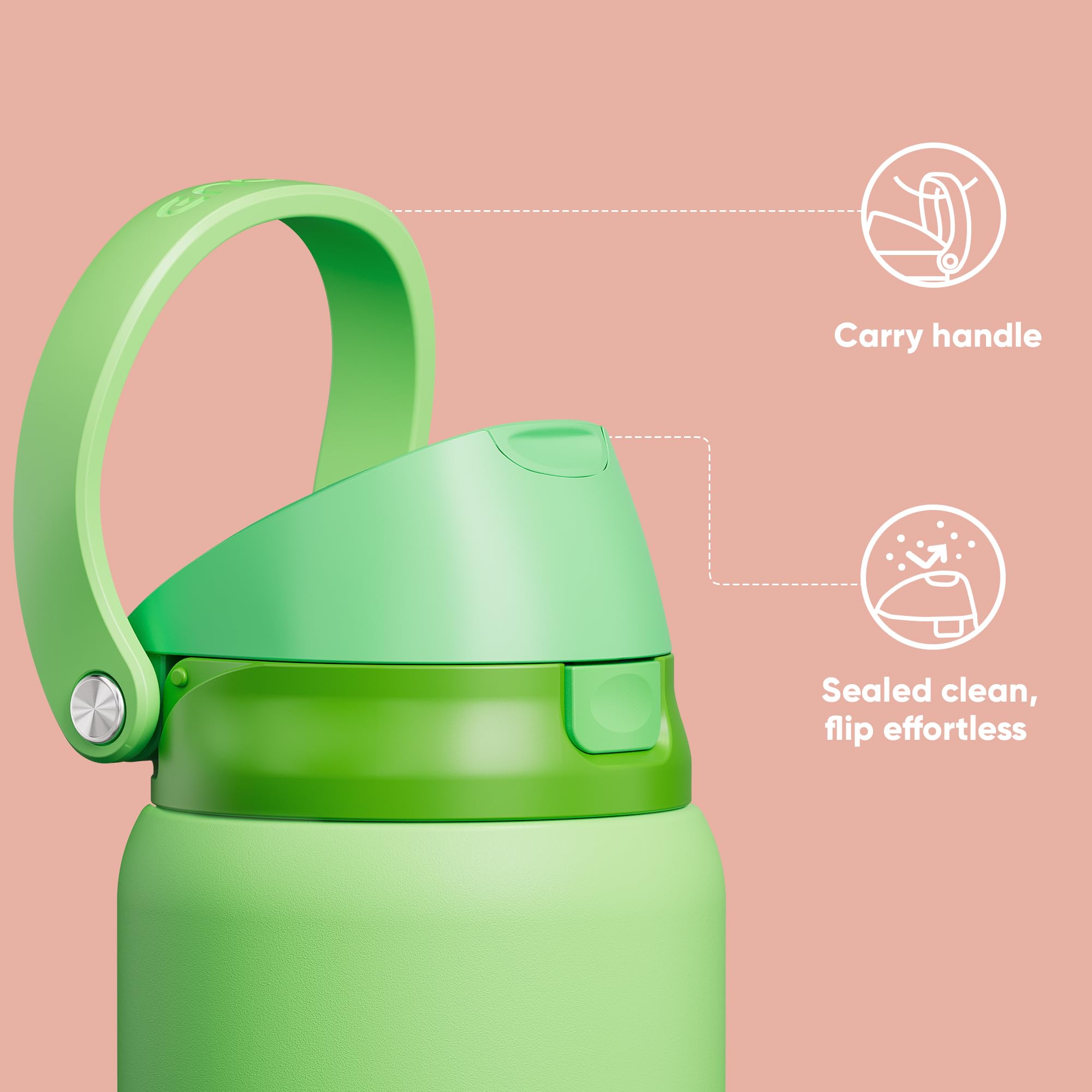 ENCOOL boquilla de doble sorbo para beber con comodidad.