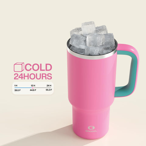 ENCOOL vaso térmico base antideslizante para estacionar en coche.