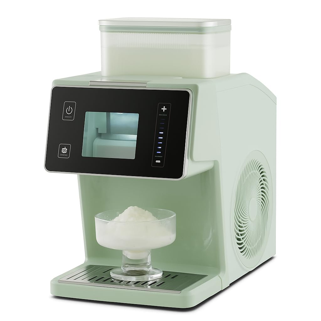 Energismo: máquina raspado hielo frontal para uso familiar.
