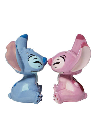 Enesco Stitch y Angel, salero y pimentero en juego para la mesa Disney