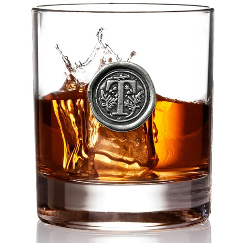 Insignia pewter hecha a mano en el vaso English Pewter Company