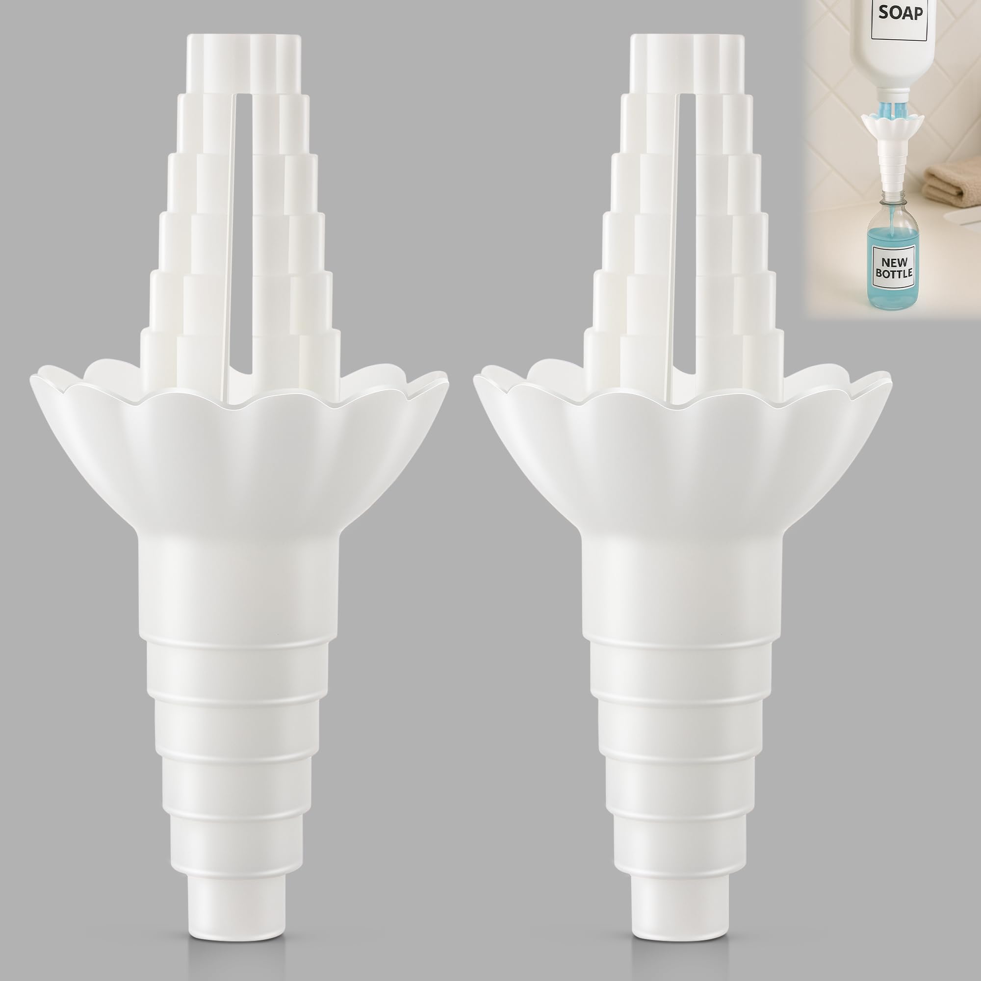 Enhon kit-vaciado universal botellas facilita la transferencia sin desperdicios en casa