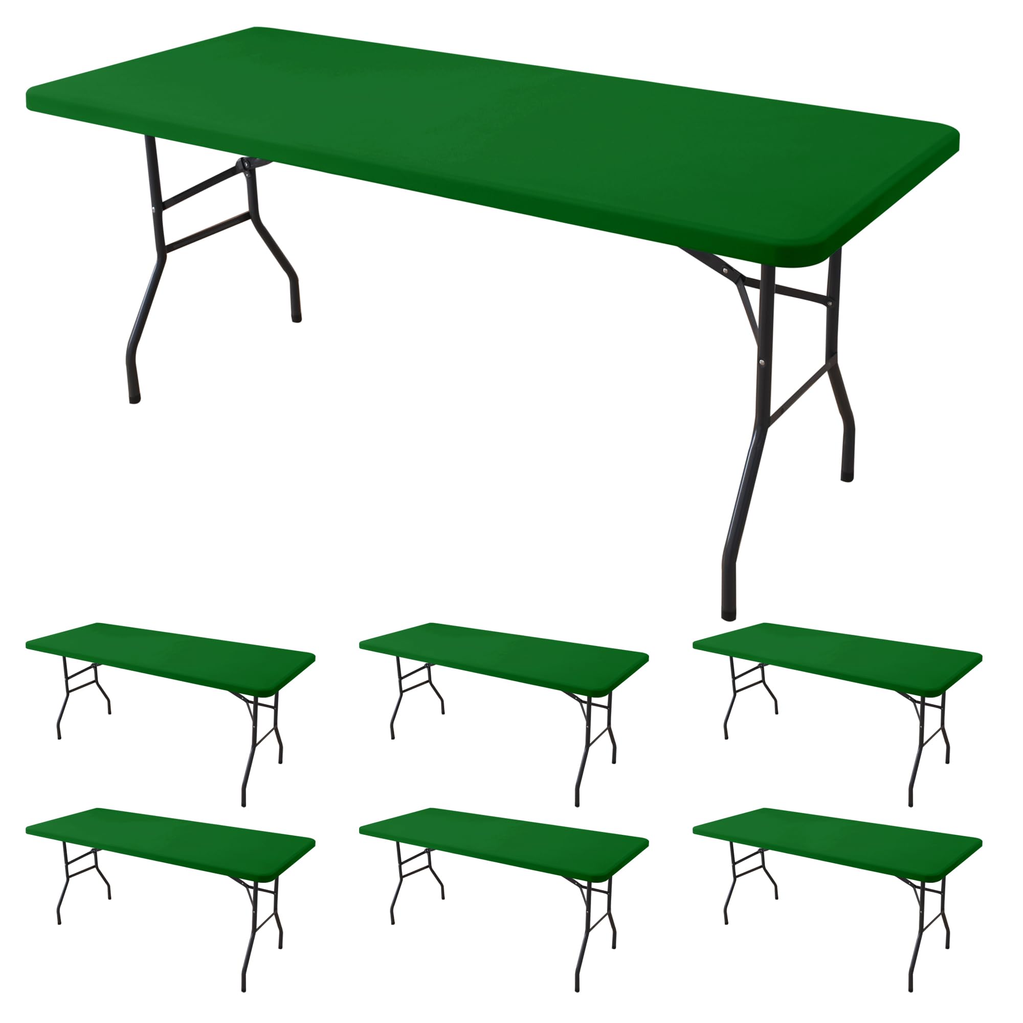 Funda Enjoyidea para mesa ajustable de 6 pies con borde elástico, ajuste seguro.