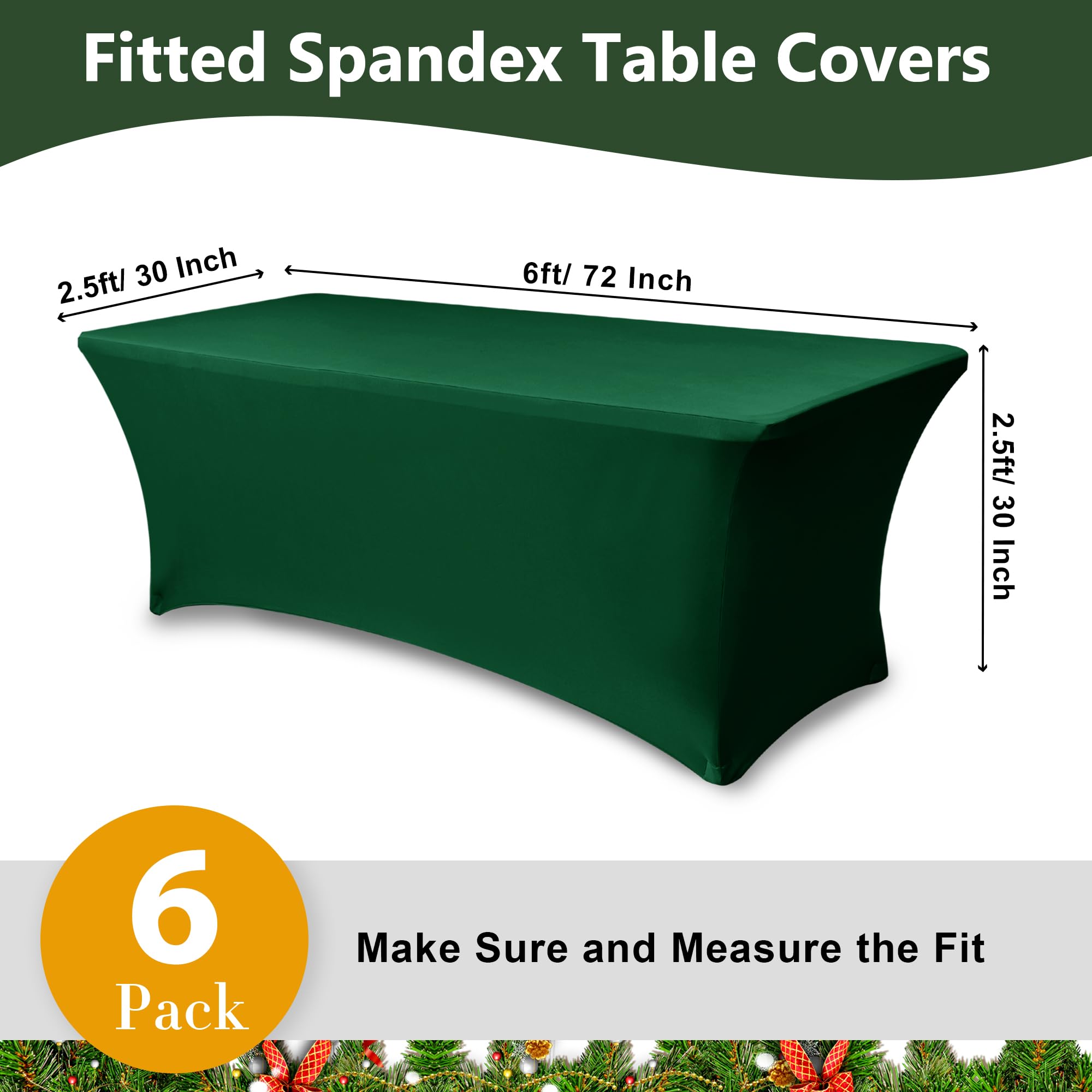 Enjoyidea mantel bolsillos para patas verde oscuro, colocación rápida y segura.