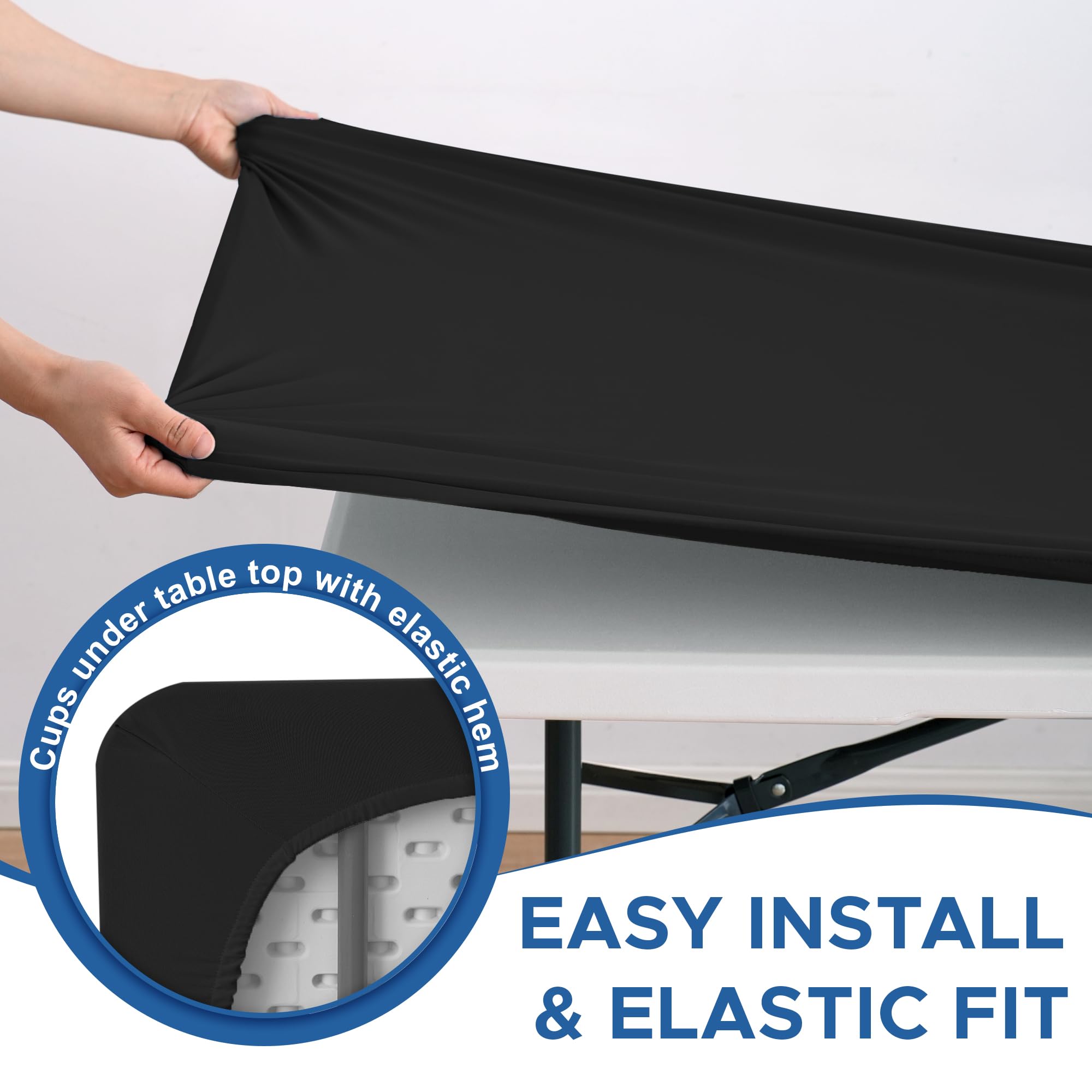 Mantel Enjoyidea para picnic exterior, fácil de colocar.