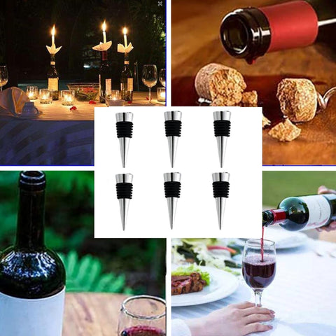 ENLAYER estuche cuero tapon-vino, regalo elegante para amantes del vino