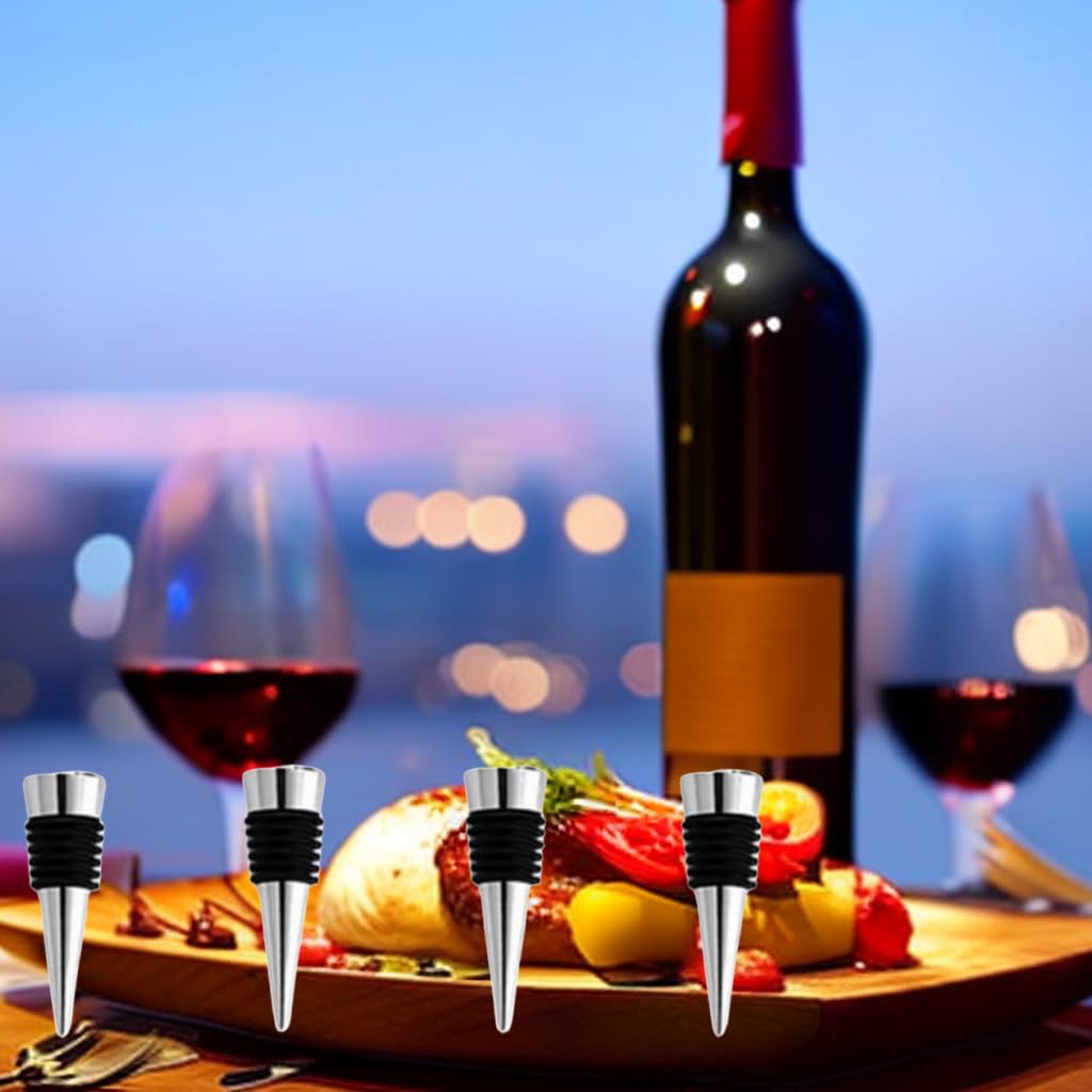 ENLAYER tapon-vino compatibilidad bocas, funciona en la mayoría de botellas