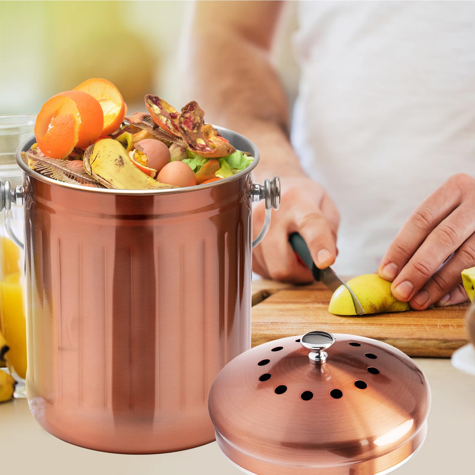 La capacidad de 1,3 galones del ENLOY es ideal para uso diario en la cocina.