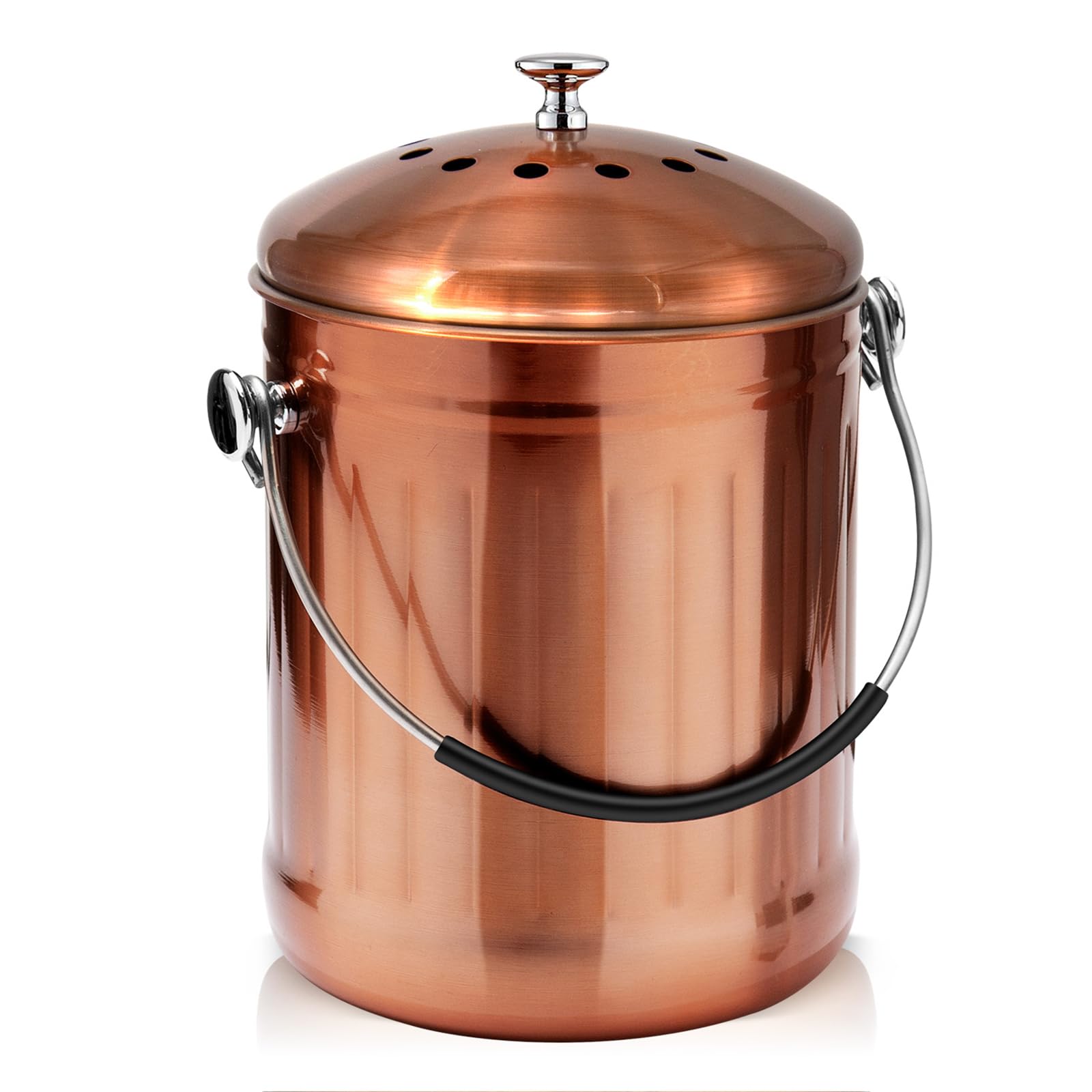 El ENLOY cubo de compostaje con tapa hermética mantiene la cocina libre de olores.