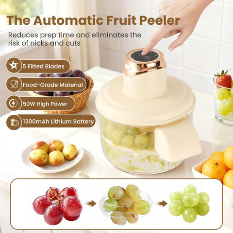 ENNVA pelador automático para tomates cereza: piel delicada para recetas rápidas.