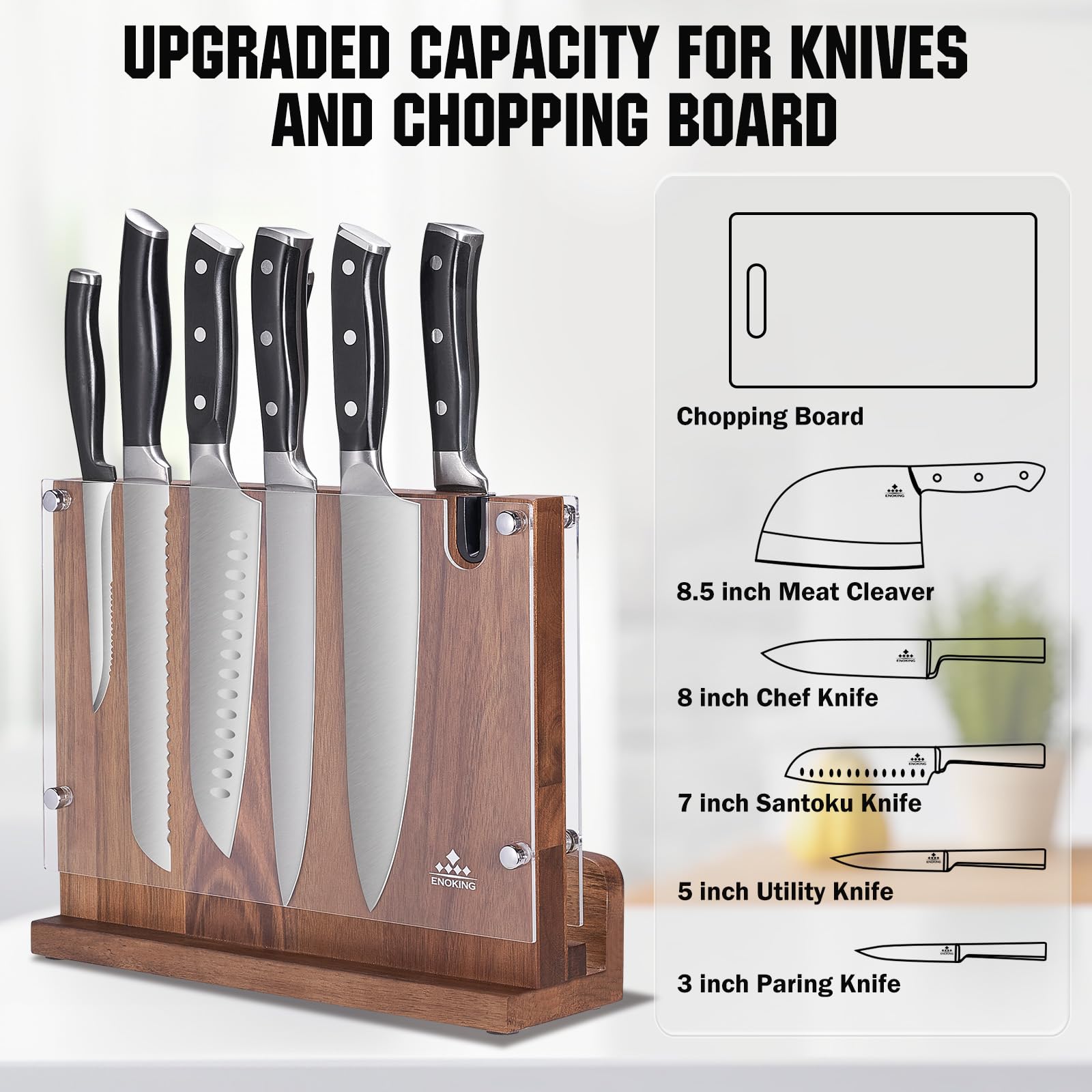 ENOKING superficie fácil de limpiar para una cocina ordenada.