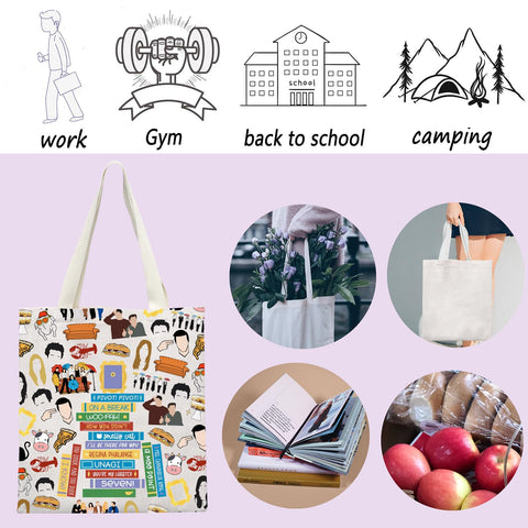 Bolsa tote ENSIANTH amplia para compras y días de trabajo.