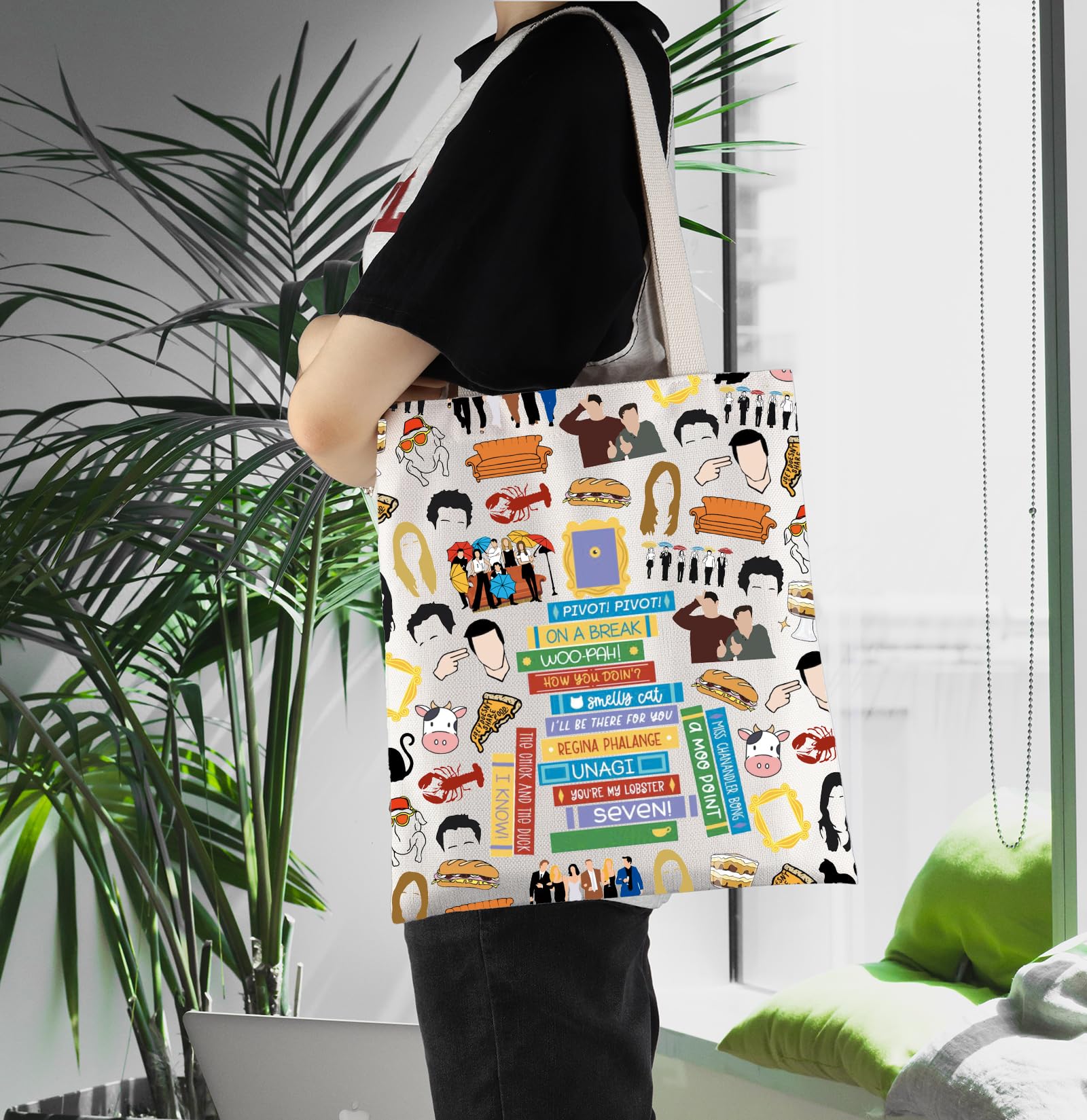Bolsa tote ENSIANTH ideal como regalo entre amigos con estilo.
