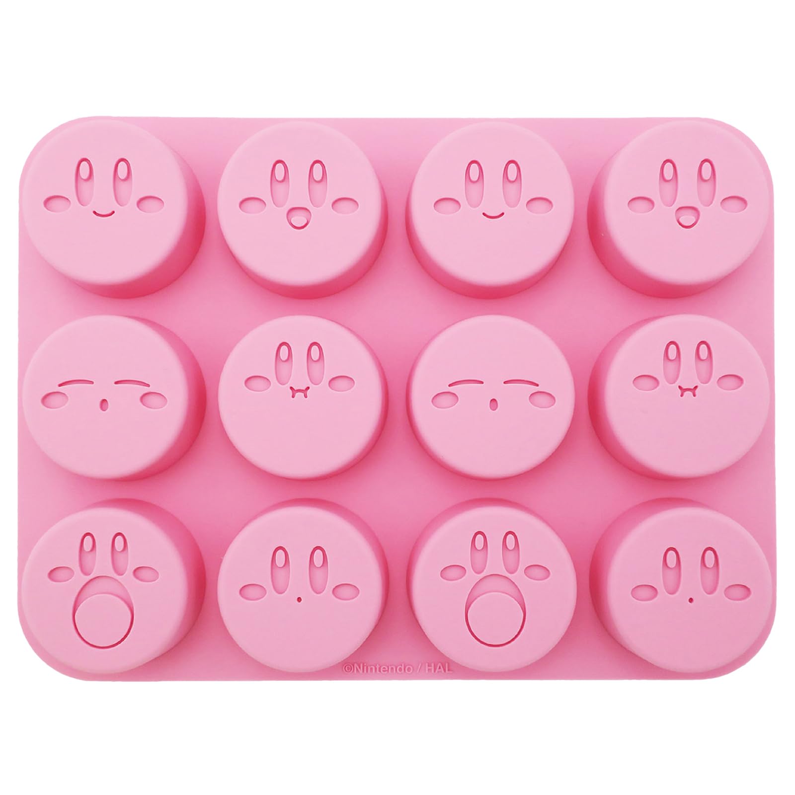 Ensky Kirby, molde de silicona con 12 formas para golosinas divertidas