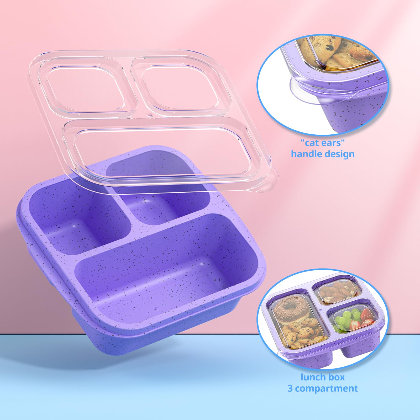 Conjunto Enstphjoy apto para microondas y lavavajillas, tapas no compatibles.