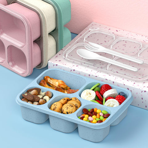 Enstphjoy Bento: colores macaron para hacer el almuerzo más atractivo.
