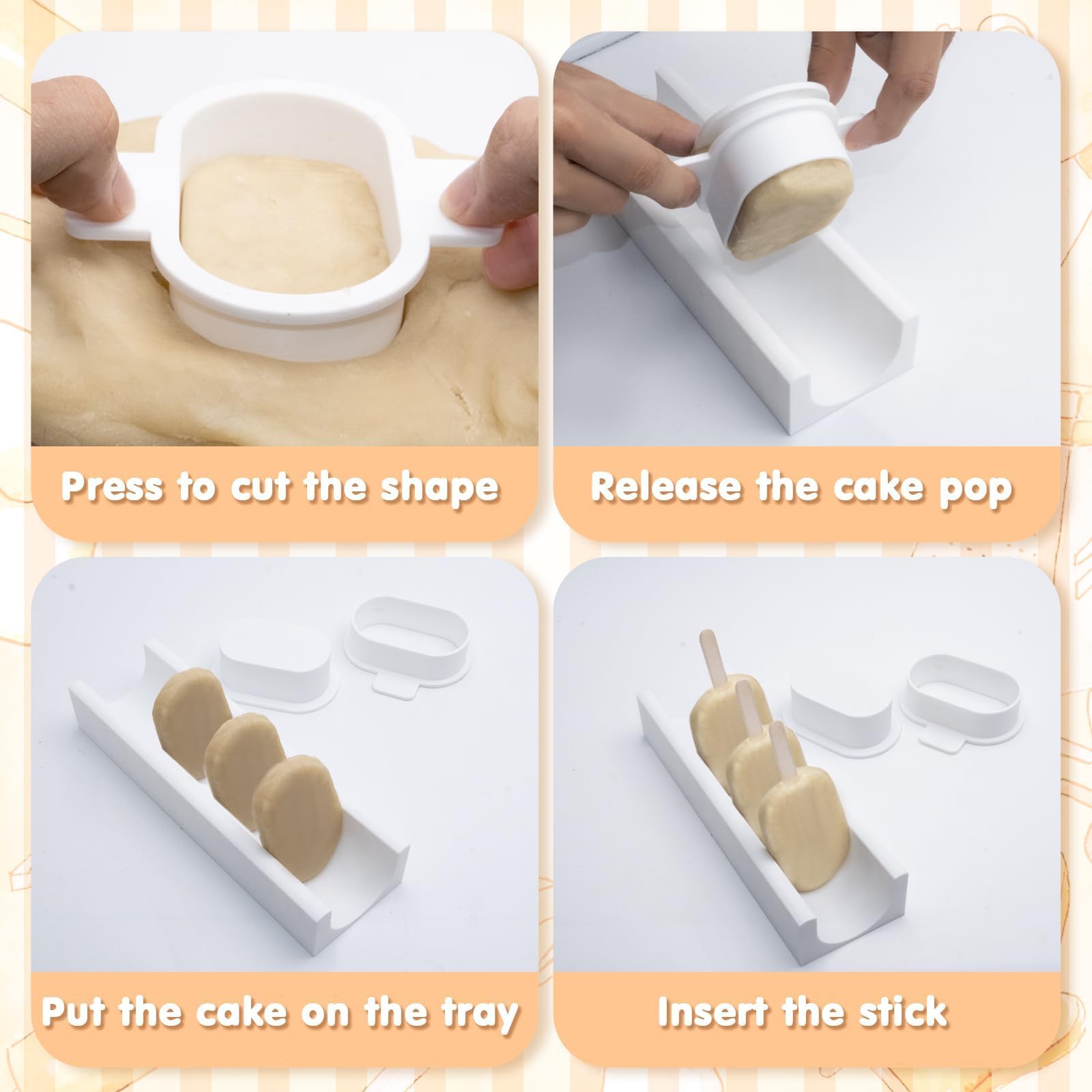 Entrirolly bolsas para cake pops, mantienen la presentación y frescura.