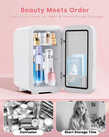 Enventor minirefrigerador con estante ajustable para reorganizar el espacio