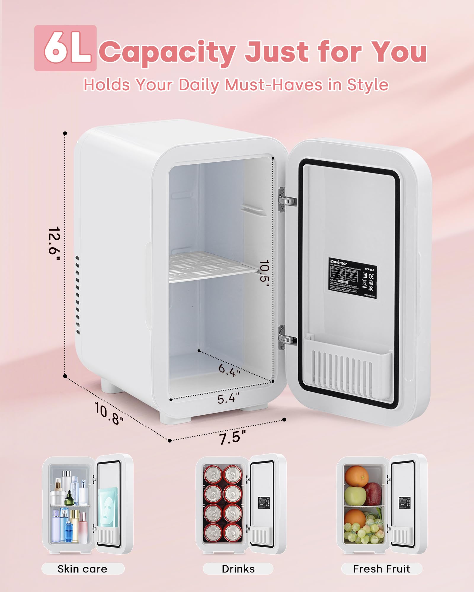 Enventor minirefrigerador silencioso y ecológico para uso diario