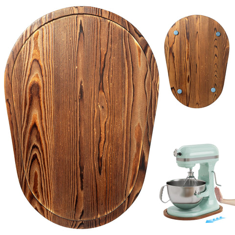 ENVTEK deslizador de pino: base estable para KitchenAid 5-8 Qt.