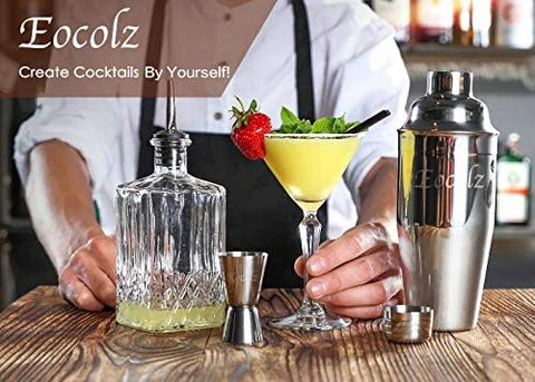 Eocolz Bartender Kit recetas incluidas para ideas de cócteles.